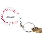 Baseball Shape Stress Ball Keychain