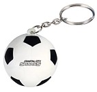 Soccer Ball Shape Stress Ball Keychain