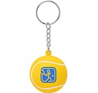 Tennis Ball Shape Stress Ball Keychain
