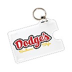 10454CR - Clear Card Holder with Key-ring