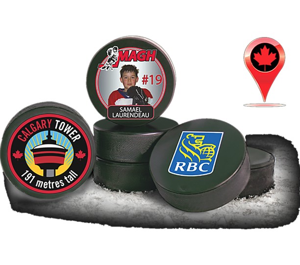 10799 - 3" Official Hockey Puck (rubber)