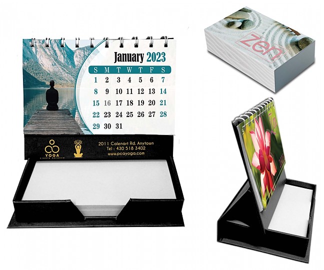 PCA3797 - Year-in-a-box  Desk Calendar - 