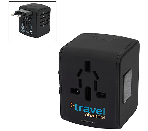Universal Travel 4 USB Port Adapter - 10265