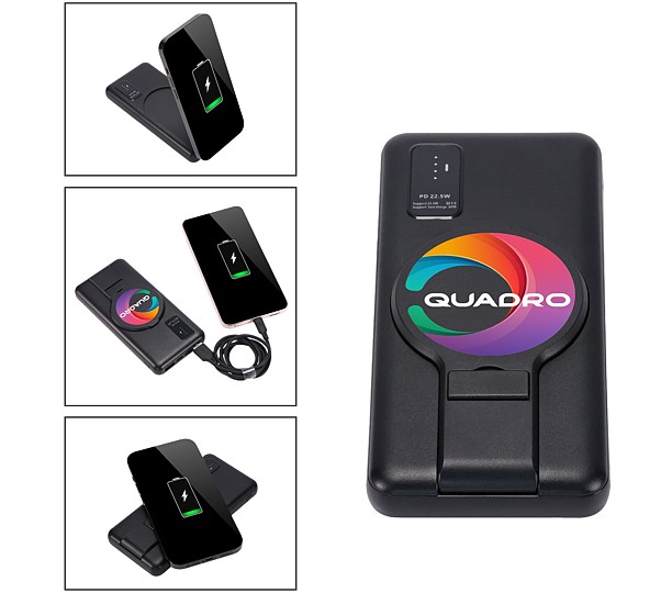 Wireless Power Bank with Stand - 8,000 mAh