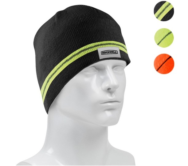 HV-100 Winter Beanie with Reflective Stripe