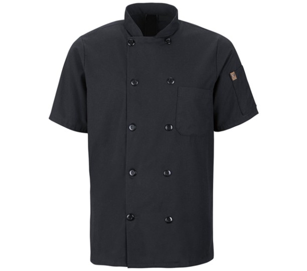 046X - RED KAP® CHEF DESIGNS® Short Sleeve Chef Coat