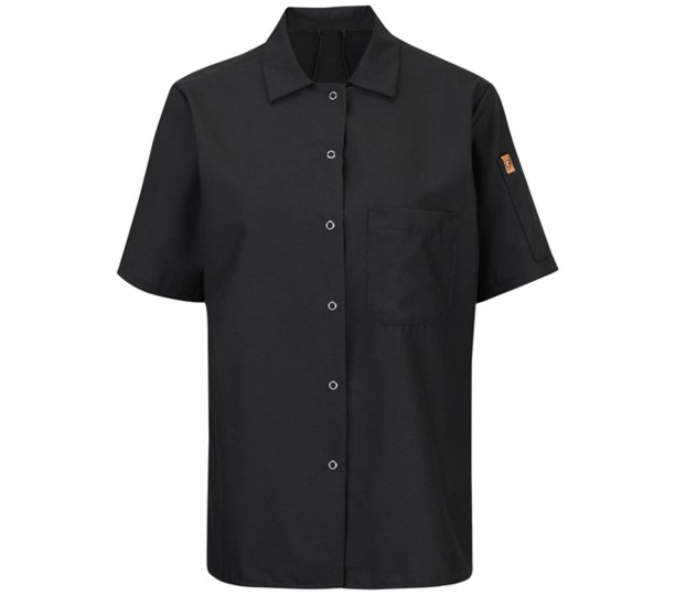 501X - RED KAP® CHEF DESIGNS® Ladies' Short Sleeve Cook Shirt