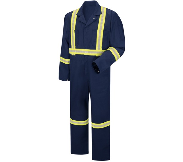 CT5C - RED KAP® Enhanced Visibility Zip-front Coverall