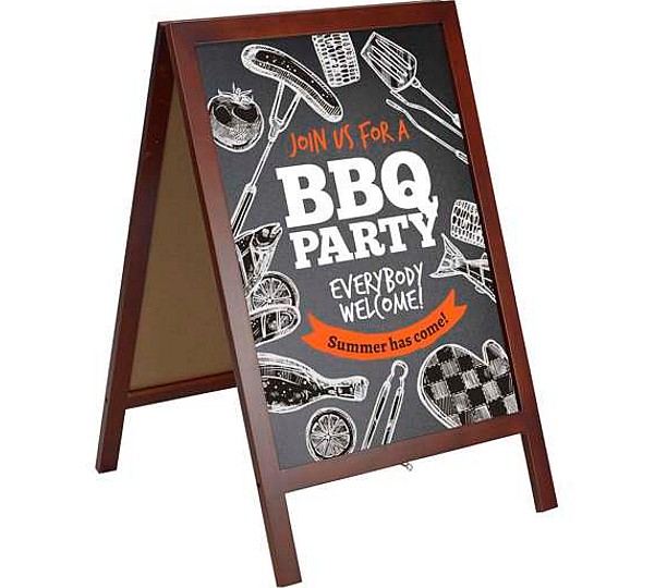 Menu Board Chalkboard A-Frame Kit