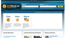 Weblocal Web Page