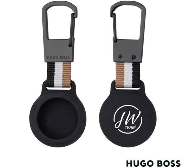 Hugo Boss® Iconic Key Ring With Air Tag Holder