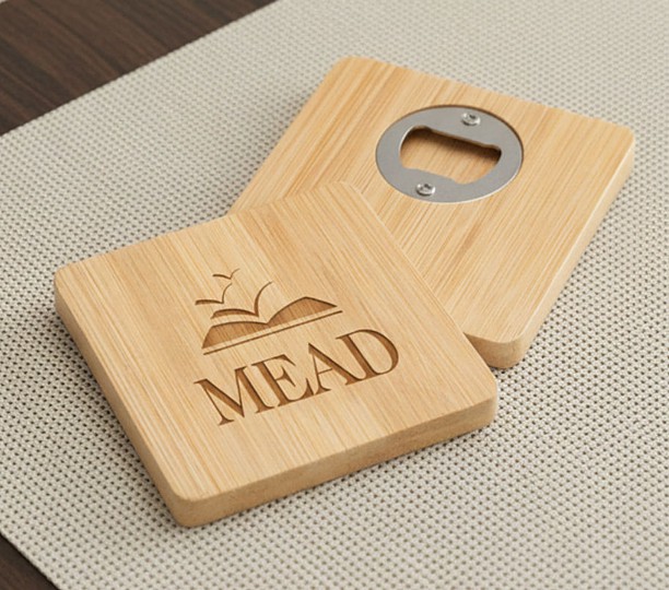 Celadon Coaster w/Bottle Opener