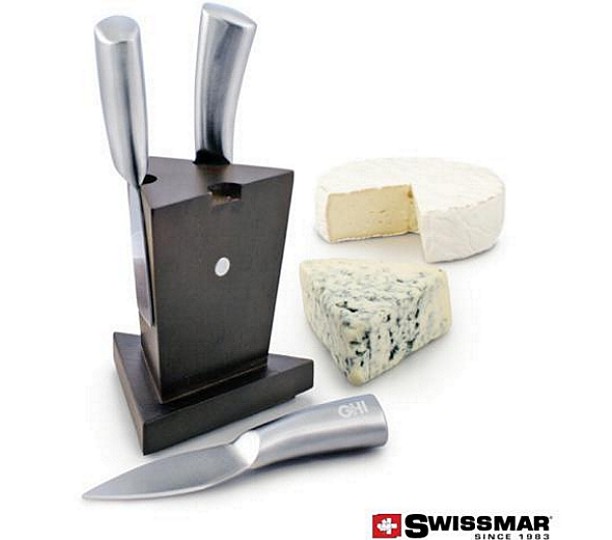 SMR3015-SS - Swissmar® Mini Cheese Knife Block - 3pc