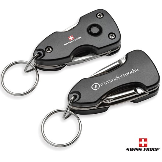 Swiss Force&REG; Wildcub Multi-Tool & Flashlight Keyring