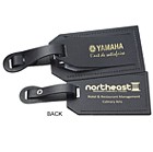 27-VES - Bonded Leather Luggage Tag