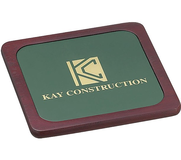 WCS - Solid Cherry Wood Square Coaster