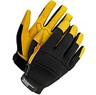 Mechanics Glove Grain Goatskin Palm Yellow - Unlined - 20-1-1214