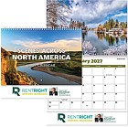 Full Color Scenes Across America Spiral Wall Cal