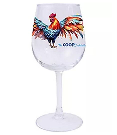 Personalized Full Color Imprint Wine Glass 