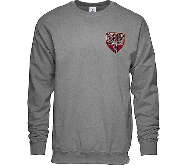 Embroidered 50/50 Crewneck Sweatshirt