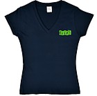 Embroidered Ladies V-Neck T-Shirt - WC46080