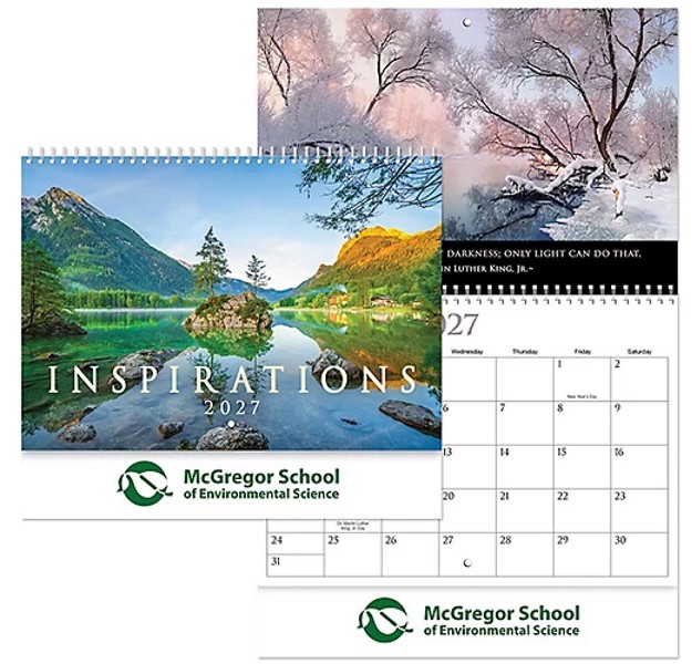 Inspirations Spiral Wall Calendar