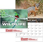 North America Wildlife Spiral Wall Calendar