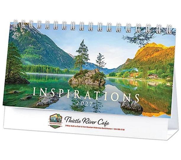 Full Color Inspirations Desk Calendar