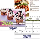 Taste Of The Month Spiral Wall Calendar
