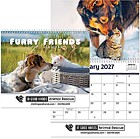 Furry Friends Spiral Wall Calendar