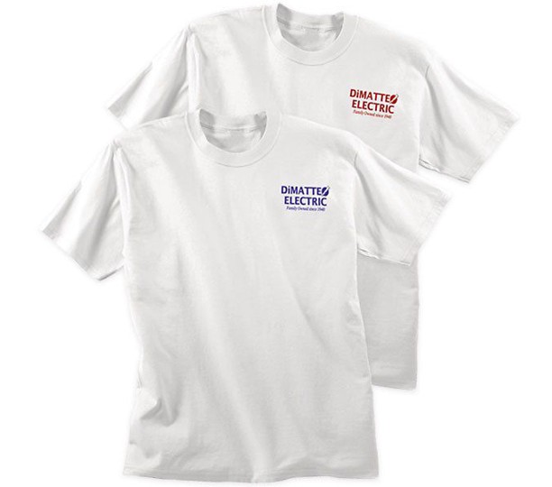 WC57340 - Screen Printed 100% Cotton White T-Shirt