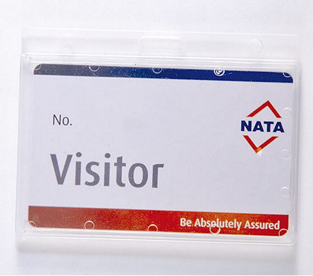 Full Plastic Card Holders - Horizontal