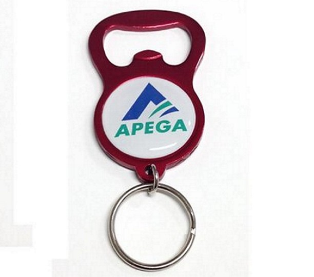 Wide Aluminum Bottle Openers - Dome