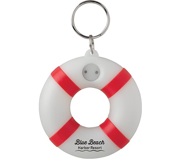 Light Up Floating Lifesaver Keytag
