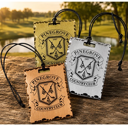 Forged Stamped Bag Tags