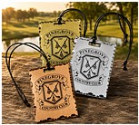 Forged Stamped Bag Tags