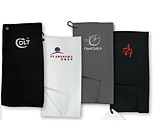 MICROFIBRE Waffle Golf Towel - Embroidered