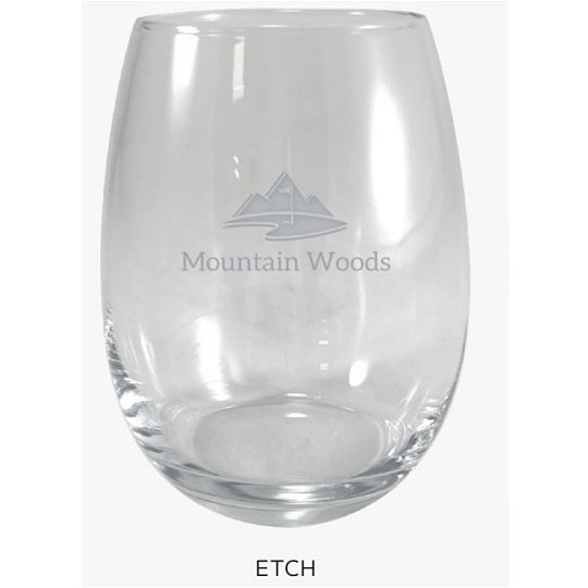 NAPA Stemless Wine Glass - ETCHED