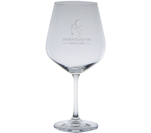 TITANIUM Red Wine Glass 21 oz, ETCHED